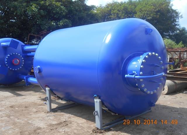 Rubber lined FIlter Vessel for Water Treatment